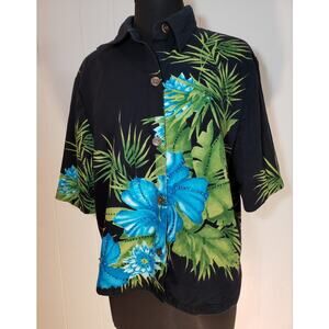 Take Two size X large black woven button up